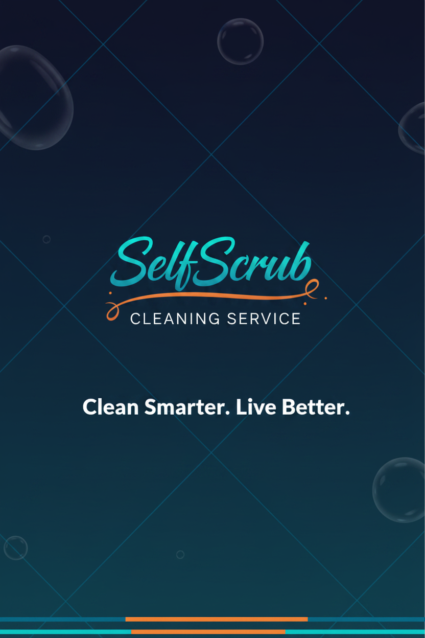 SelfScrub Mobile Banner - Centered Logo